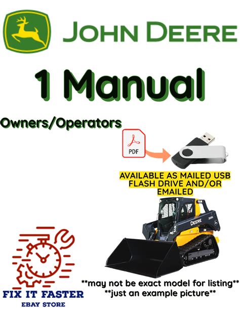 john deere 333e skid steer service manual|john deere 333e price.